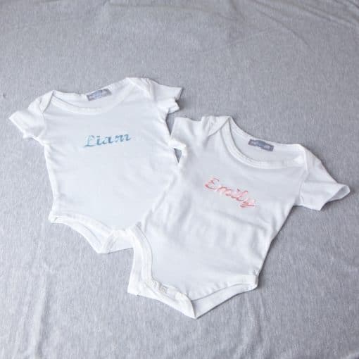 Bodysuit with baby's name-824