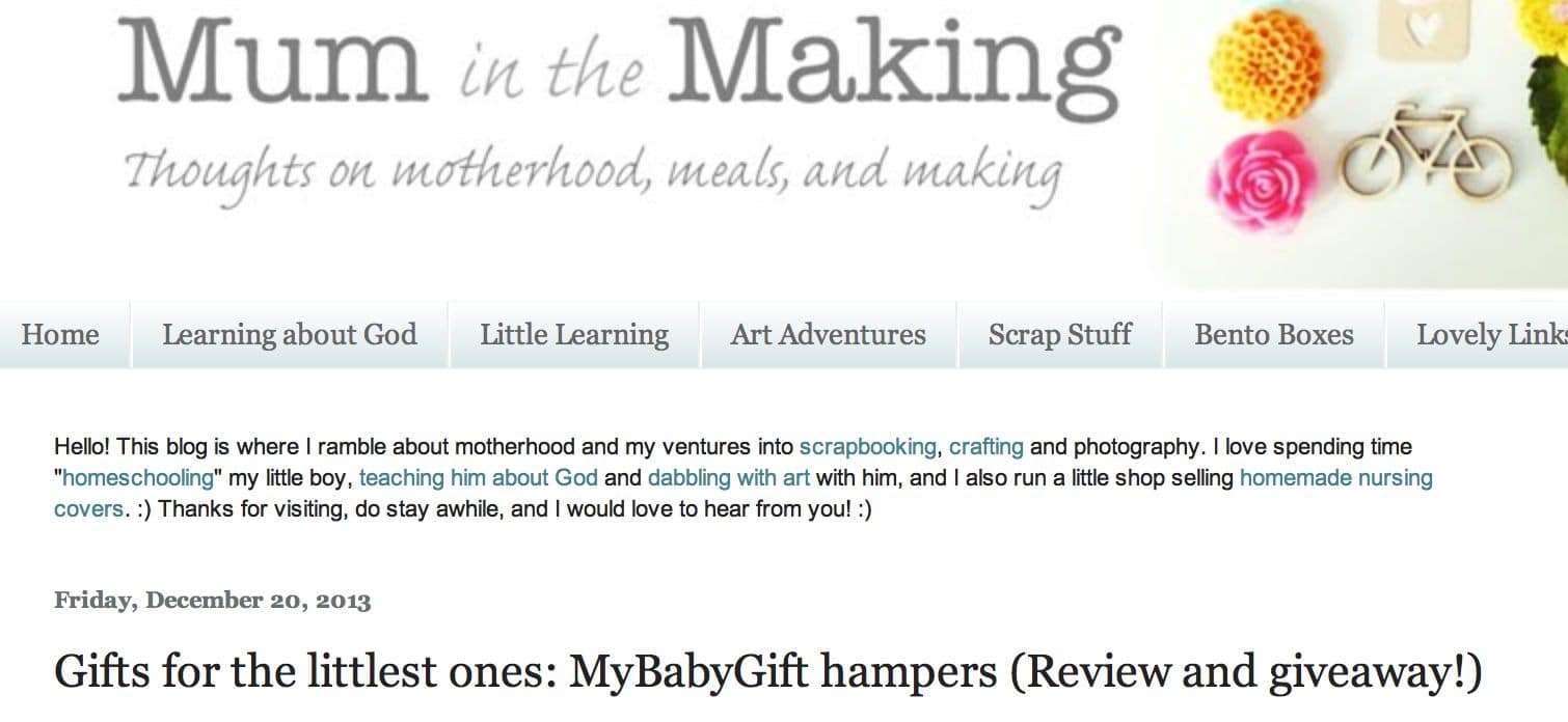 makingmum.blogpost.sg review on mybabygift.com.sg