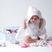 Hooded Towel With Baby’s Name