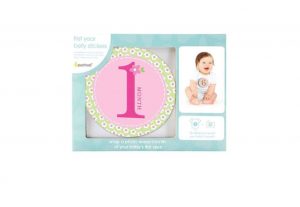Pink Pearhead Baby Belly Stickers(for girls)